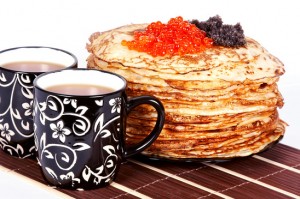 Tea and a pancakes