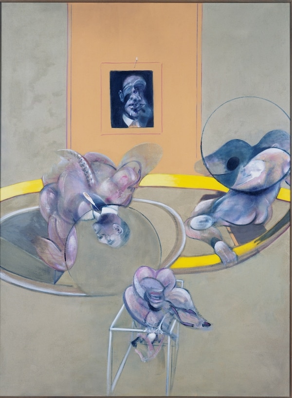 Francis-Bacon-Three-Figures-and-a-Portrait