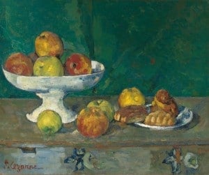 Paul Cézanne, Apples and Cakes (Pommes et gâteaux), ©Christie’s Images Limited 