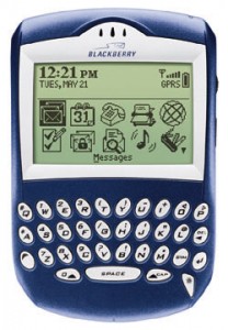 Так когда-то выглядели телефоны Blackberry